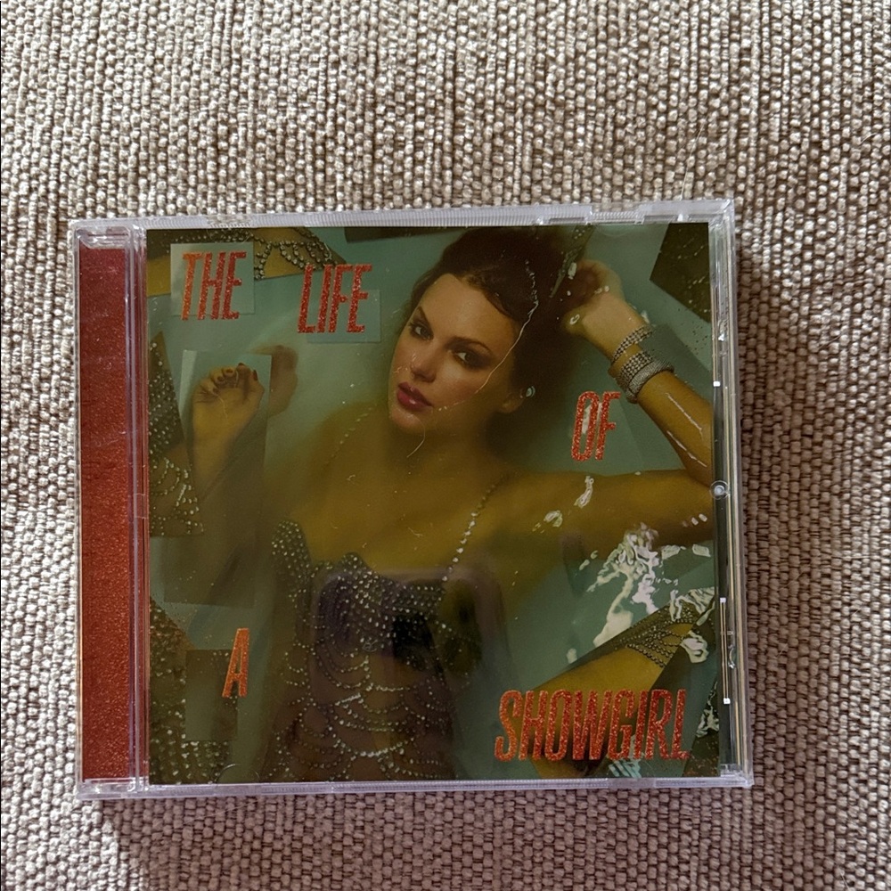 Taylor Swift CD with Red and Green Cover